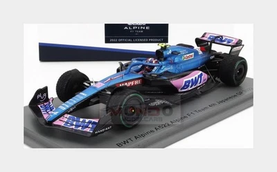 1:43 SPARK Renault F1 A522 Alpine Bwt #31 4Th Japan Gp 2022 Esteban Ocon S8558 - Immagine 1 di 2