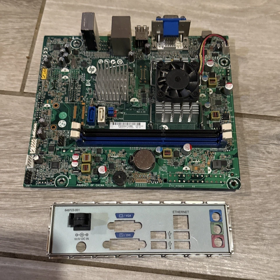 HP compaq Foxconn H-AFT1-uDTX-1 AMD E-450 DDR3 19v cq1110 Motherboard - Image 1 of 1