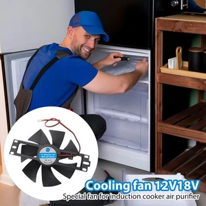Small Section New Induction Cooker 12V 18V Cooling Fan Induction Cooker Fan - Picture 1 of 10