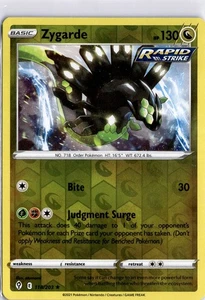Zygarde 118 Rare Reverse Holo Pokemon Card - Set: Pokemon Evolving Skies - Picture 1 of 2