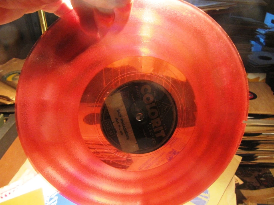 1928 Flexible Record TRI-ERGON COLORIT GERMAN Military Army March Adolf Becker - Image 1 of 4