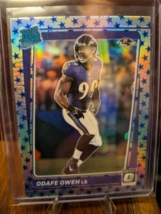 🔥 Odafe Oweh SP 2021 Panini Donruss Rated Rookie #258 STARS EMOJI *LA Chargers - Bild 1 von 2