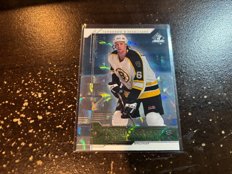 1999-00 SP Authentic Tomorrow's Headliners Insert JOE THORNTON #TH2 - Image 1 of 1