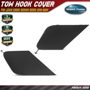 2Pcs Front Left & Right Bumper Tow Hook Cover for Lexus ES250 ES300h ES350 19-24 - Picture 1 of 9