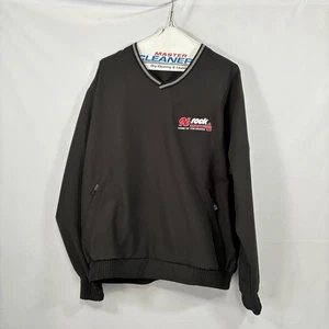 Vintage Atlanta Braves Nike Pullover Giacca a Vento Uomo Taglia M 96 Logo Rock Nero - Foto 1 di 22