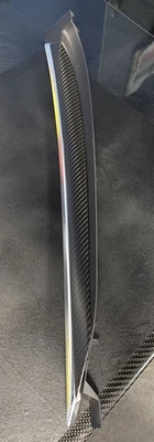 Tesla Model S Plaid Interior Twill Carbon Right Door Trim 2021-2024 1624283-00-E - Image 1 of 4