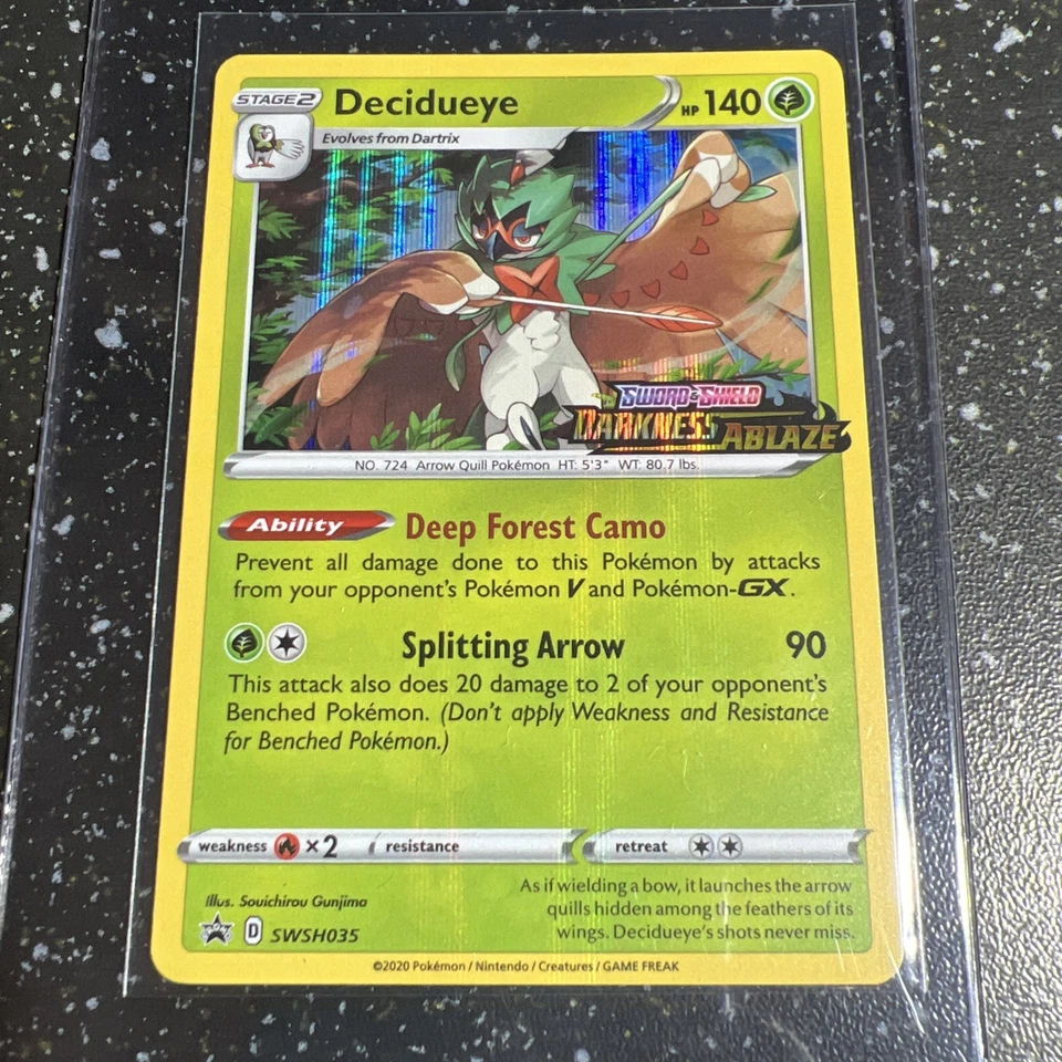 Decidueye - SWSH035 Prerelease Promo SWSH Sword & Shield Promo Cards SWSH035 C78 - Image 1 of 2