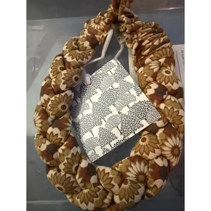 NUEVO CON ETIQUETAS Kate Quinn Años 70 Geo Floral Algodón Orgánico Elástico Trenzado Diadema S Pequeña - Imagen 1 de 2