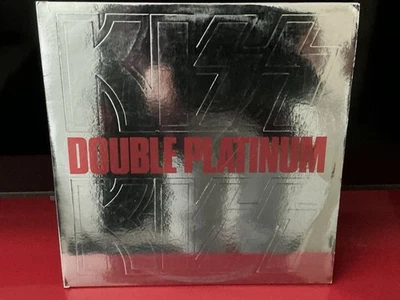 KISS Double Platinum Vinyl 2 LP Record 1978 SHINY COPY EX Vinyl Gatefold - Image 1 of 4