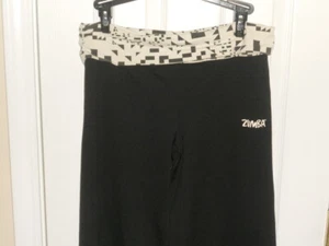 Zumba Black Instructor Capri’s Capri Pants Size S - Picture 1 of 5