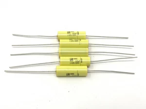 5pcs ERO 1860 2.2uF 100V Axial Film Capacitors (0602F) - New Old Stock - Picture 1 of 1