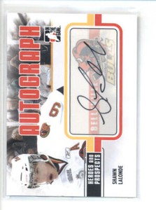 SHAWN LALONDE 2009/10 09/10 ITG HEROES AND PROSPECTS AUTOGRAPH AUTO AD2658