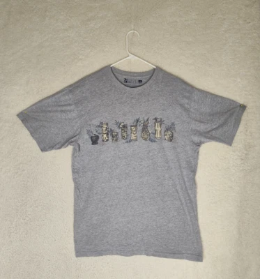 Рубашка мужская Newport синяя большая серая хлопковая смесь короткий рукав обычный крой футболка - Изображение 1 из 4