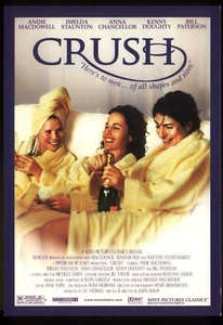 Modern FILM POSTER Postcard: CRUSH (Andie MacDowell, Bill Paterson) - Picture 1 of 1