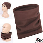 Polar Fleece Thermal Winter Snood Scarf Neck Tube Warmers Mask Face Cover