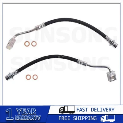 Manguera hidráulica de freno Sunsong trasero 2x para Jeep Grand Cherokee 2011~2015 Foto 1 de 4