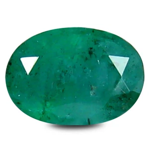 0.46 ct Pretty Oval Cut (6 x 4 mm) Green (Un-Heated) Emerald Gemstone - Picture 1 of 1