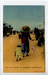 (Gd3026) Bamforth Comic, Series 1906, Mother and Child, Harem Pants c1910 - Picture 1 of 4