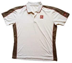 Polo tennis Uniqlo Roger Federer RF 2019 Roland Garros open francese RF L - Foto 1 di 3