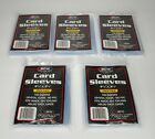 500 (5 packs of 100) BCW Card Sleeves for Thick Cards 2 3/4" x 3 3/4"