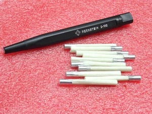 Brosse Fibre de Verre ~ nettoyer contact électrique , pièce monnaie +10recharges - Picture 1 of 1