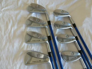 ENDO JAPAN Made 2013 YAMAHA Inpres X V Forged MRH Irons set 3-PW TOUR AD 75 REG - Picture 1 of 12
