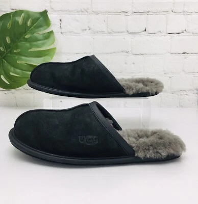 Zapatillas UGG Scuff para Hombres EE. UU. 7/40 Informales Cómodas Cuero Sin Cordones 1108192 Piel de Oveja Foto 1 de 4