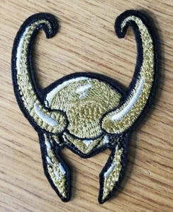 Avengers Thor Loki's Helmet Patch 3 inches tall - Picture 1 of 4