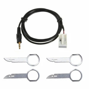Cavo Adattatore AUX In 3,5 Mm 6000 CD Per Ford Focus C-MAX Mondeo Fiesta SW - Foto 1 di 16