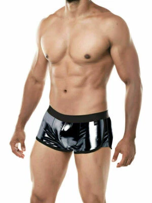 Provocative Athletic Boxer Schwarz Wet-Look locker room edition Fitness NEW - Bild 1 von 4