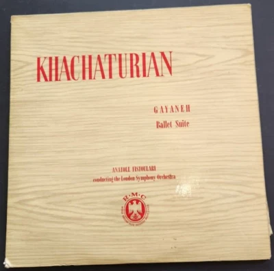 Khachaturian Gayaneh Ballet Suite 1963 England London Symphony Orchestra LP Mono - Image 1 of 4