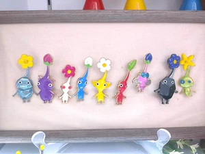 Lot 9 PIKMIN Pin Badge Set Complete Nintendo Official Store Tokyo Pins NEW Japan - Picture 1 of 23