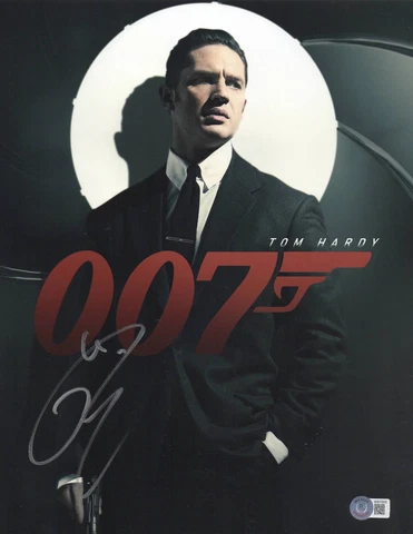TOM HARDY SIGNED AUTOGRAPHED JAMES BOND 11X14 PHOTO BECKETT BAS 007 Cover