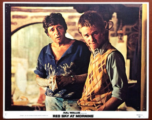 "RED SKY AT MORNING"RICHARD THOMAS. SET OF 7 LOBBY CARDS .1971.8"X 10".