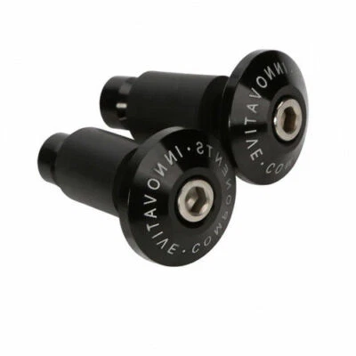 2x 7/8 '' 22mm CNC Tappi manubrio Manopole Tappi estremità barra Moto Dirt bike - Image 1 of 3