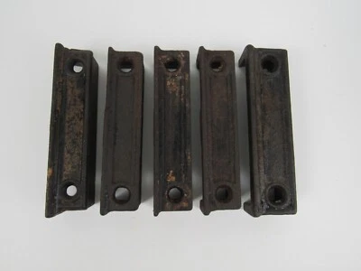 Aro de porta de ferro fundido antigo vintage KEEPER Catch Strike 3-3/8"s grupo de 5... lote B - Imagem 1 de 4