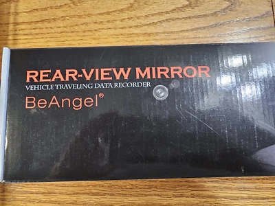 BEANGEL Rear View Mirror Dash Cam 4.3 with Back Up Cam Auto On With Install Kit - Image 1 of 4