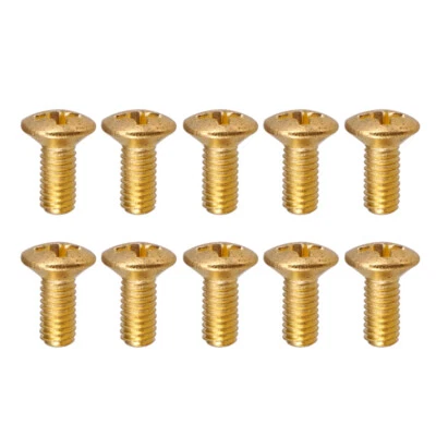 MAGIDEAL Iron Guitar Tuners Gear Screws Guitar Switch Replacement Parts Gold
