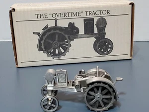 Pewter John Deere OVERTIME TRACTOR Historic Collection 1:43 Scale in Box JDM-044 - Picture 1 of 17