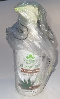Natures Gate Shampoo For Dry Coates Hair Hemp & Argan Oil 18 Fl Oz  - Image 1 of 2