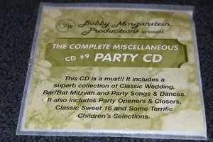 Bobby Morganstein The Complete Miscellaneous Party CD 9 VG+ Bar/Bat Mitzvah - Picture 1 of 2