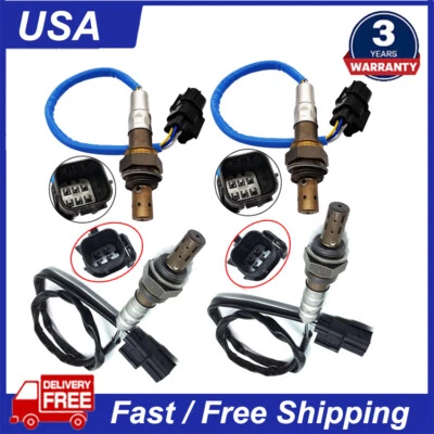 Sensor de oxígeno O2 4 piezas para Acura MDX V6 2007 2008 2009 3,7 L aguas arriba y aguas abajo Foto 1 de 4