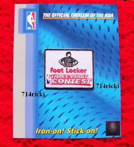 2016 NBA All Star Game Foot Locker Three Point Contest small patch Official - Picture 1 of 1