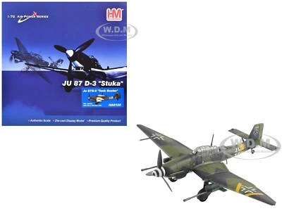 JUNKERS JU 87G-2 AVIÓN STUKA "TANK BUSTER" ALEMANIA 1/72 HOBBY MASTER HA0120 Foto 1 de 4