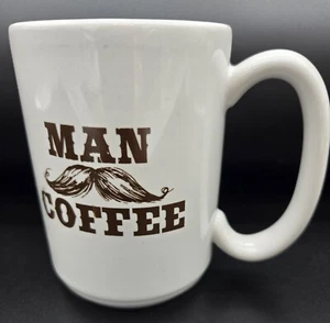 Man Coffee Mug  Featuring  Amazing Handlebar Mustache - Picture 1 of 5