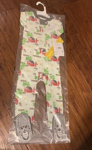 Burt's Bees Baby Snug-Fit Comfort Stretch Footed Sleeper Organic Cotton Size 18m - Picture 1 of 6