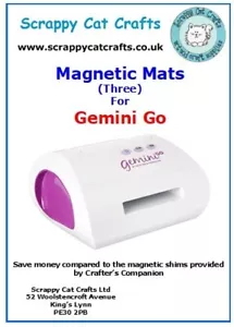 Gemini GO THREE Magnetic Mats by Scrappy Cat Crafts - Picture 1 of 3
