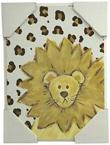 The Kids Room by Stupell Lion with Cheetah Print Rectangle Wall Plaque
