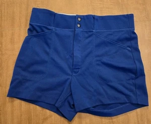 Vintage 60er 70er Medalist Sand Strick Coach Shorts L Baseball sportlich blau kostenloser Versand - Bild 1 von 9