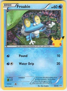 Froakie - 22/25 Promo McDonald's 25th Anniversary Promos 022/025 LP-NM - Picture 1 of 2